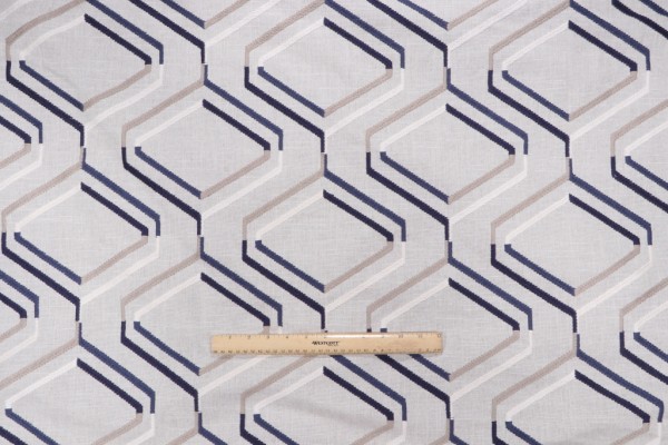 Click for TFA Inside Out Embroidered Drapery Fabric in Ink  TFA Inside Out Embroidered Drapery Fabric in Ink