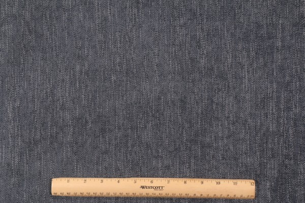 PK Lifestyles Beckett Chenille Upholstery Fabric in Indigo