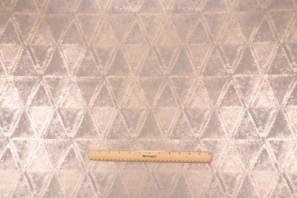 PK Lifestyles Weather Pattern Printed Velvet Decorator Fabric in Gold Leaf