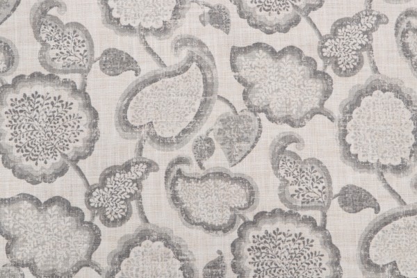 Kaufmann Tiari Printed Polyester Drapery Fabric in Stone 