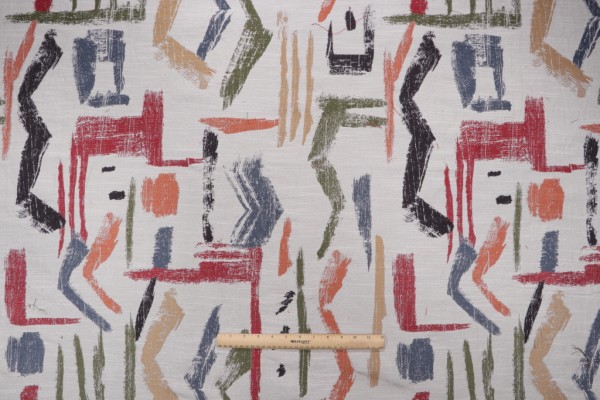 P Kaufmann Amma Tapestry Upholstery Fabric in Carnival 