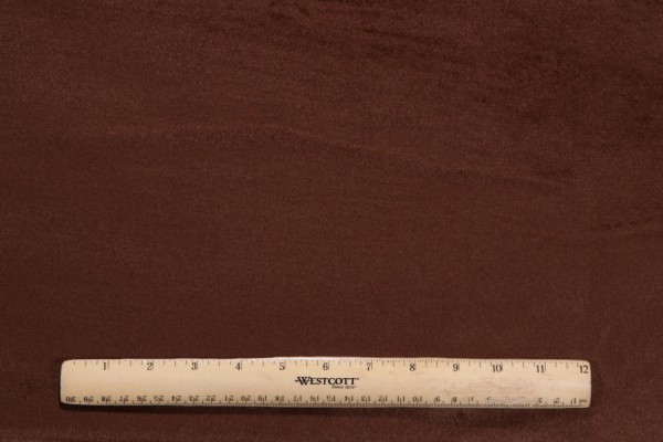 Robert Allen Solid Plush Upholstery Fabric in Brown