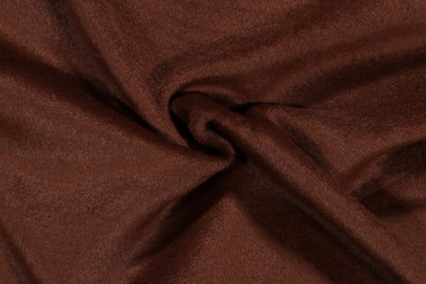 Robert Allen Solid Plush Upholstery Fabric in Brown