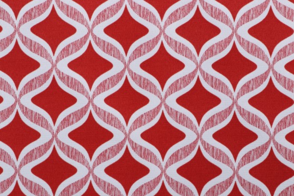 Mill Creek Portvue Printed Polyester Outdoor Fabric in Poppy 