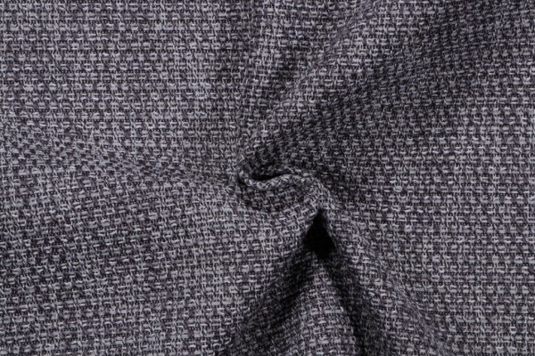 Vision Fabrics Textured Chenille Upholstery Fabric in Granite