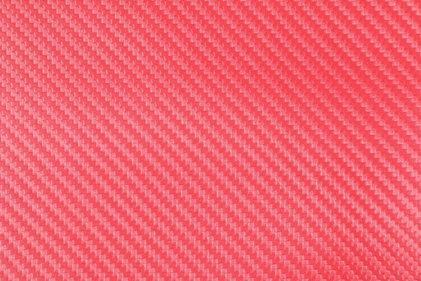 Sample of Marine Vinyl - Carbon Fibre Outdoor Fabric in Fire Red 