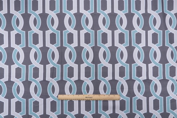 Click for 1 Yard Bella Maison Harlow Printed Cotton Drapery Fabric in Mineral 1 Yard Bella Maison Harlow Printed Cotton Drapery Fabric in Mineral