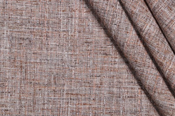 Leslie Jee Textiles Melange Woven Upholstery Fabric in Timber 