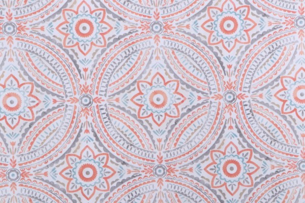 Sample of Kelly Ripa Home Blissfulness Printed Cotton Drapery Fabric in Nectar 