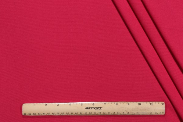 Sample of Kelly Ripa Home Radiance Woven Polyester Outdoor Fabric in Raspberry 