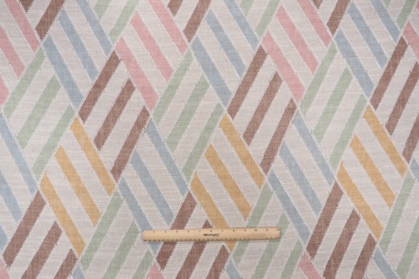 PK Lifestyles Entwine Printed Drapery Fabric in Quartz 