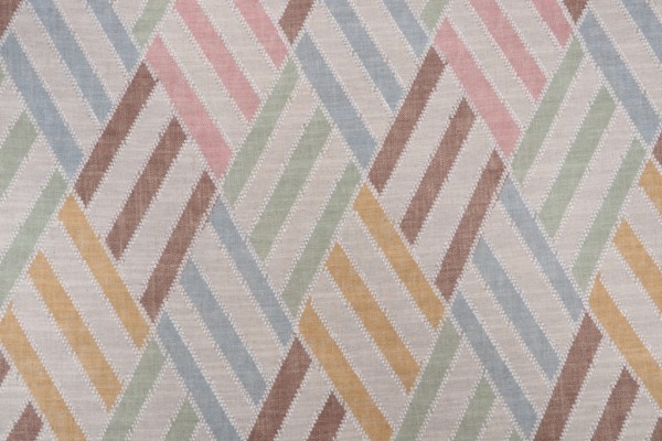 PK Lifestyles Entwine Printed Drapery Fabric in Quartz 