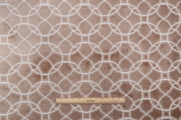 PK Lifestyles Lavish Woven Chenille Upholstery Fabric in Amber 