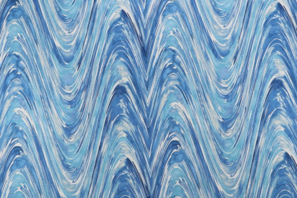 Click for Studio NYC Current Printed Cotton Twill Drapery Fabric in Ocean  Studio NYC Current Printed Cotton Twill Drapery Fabric in Ocean