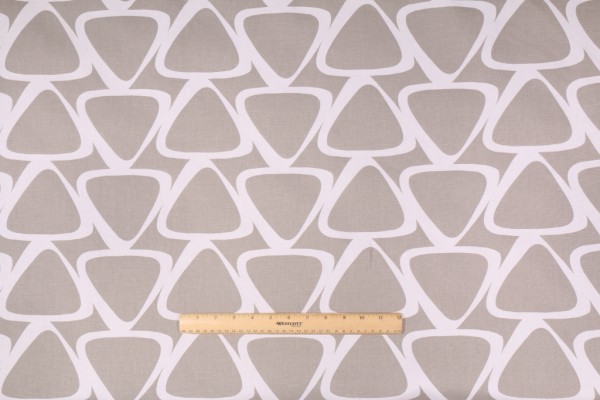 Premier Prints Jace Printed Cotton Drapery Fabric in Driftwood