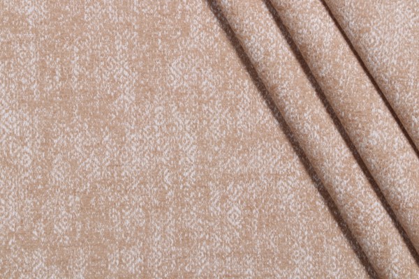 Kaufmann Chimney Woven Chenille Upholstery Fabric in Rock Travertine