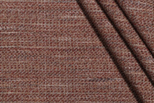 Richloom Tehama Woven Upholstery Fabric in Rust