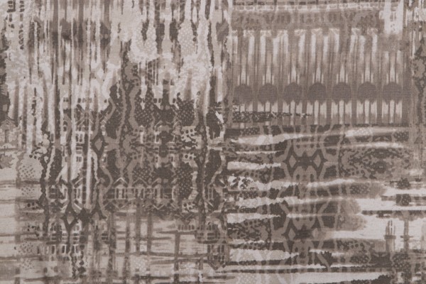 Richloom Credence Printed Cotton Drapery Fabric in Driftwood