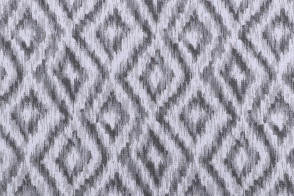 Mill Creek Kesara Printed Cotton Drapery Fabric in Platinum