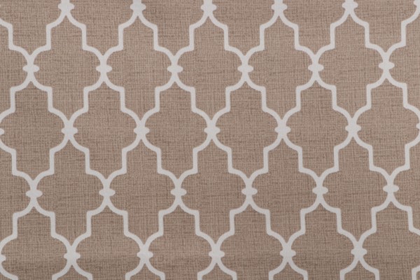 Bryant Garden Gate Printed Polyester Outdoor Fabric in Cornsilk