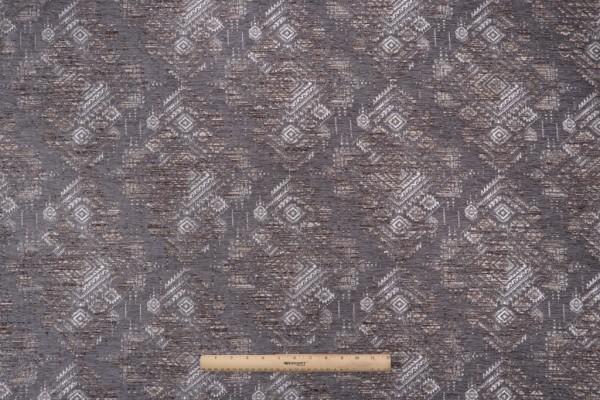 PK Lifestyles Grand Tour Woven Chenille Upholstery Fabric in Shale 
