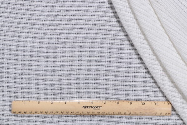 Lino Textiles Sanibel Sheer Drapery Fabric in Ivory 