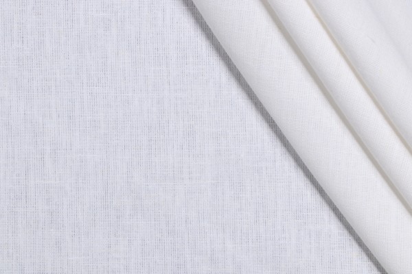 Lino Textiles Daniel Woven Drapery Fabric in Ivory 