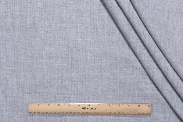 Lino Textiles Logan Woven Polyester Drapery Fabric in Light Grey 