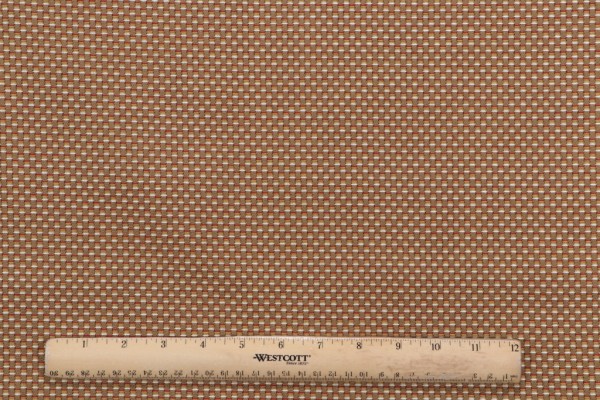 Old World Weavers Corsini Woven Solution Dyed Acrylic Outdoor Fabric in Sienna