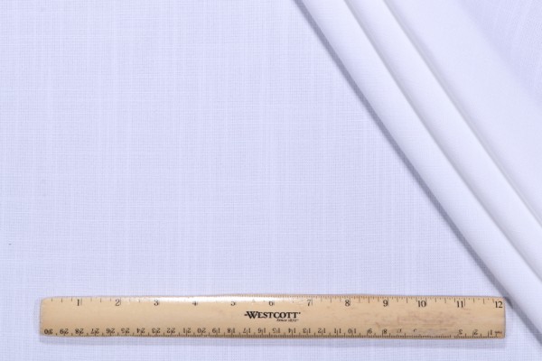 Lino Textiles Logan Woven Polyester Drapery Fabric in White 