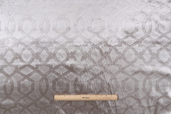 Iman Home Sultana Velvet Upholstery Fabric in Smoke