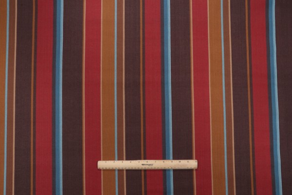 Click for 8 Yards Stripe Woven Decorator Fabric in Canyon Stripe Woven Decorator Fabric in Canyon