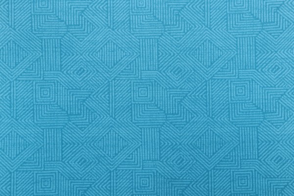 Richloom Brusto Printed Polyester Outdoor Fabric in Ocean 