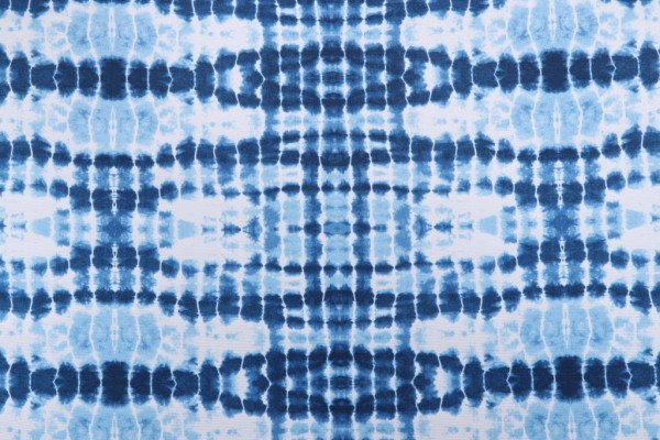 Richloom Kokomo Printed Polyester Outdoor Fabric in Capri 