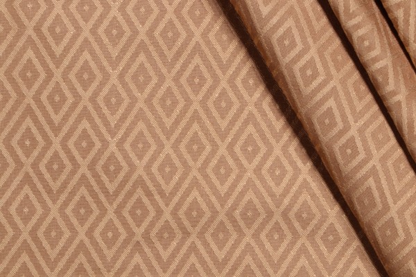 Beacon Hill Sardo Silk Damask Decorator Fabric in Amber