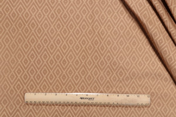 Beacon Hill Sardo Silk Damask Decorator Fabric in Amber