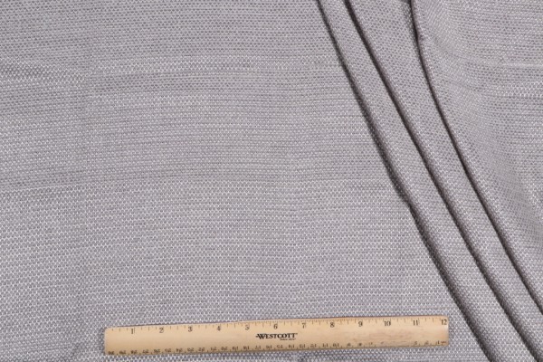 Aldeco Mandy Semi-Sheer Drapery Fabric in Gentle Grey