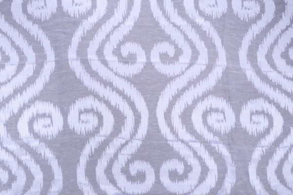 1 Yard Alhambra Kyle Sheer Drapery Fabric in White