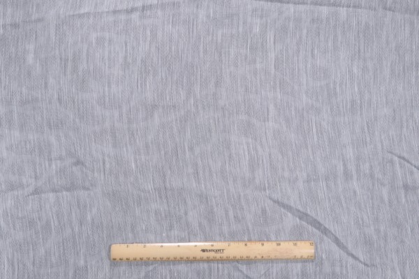 Alhambra Irwin Sheer Drapery Fabric in White