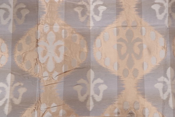 Grey Watkins Angel Of Longevity Woven Decorator Fabric in Cameo/Grey/Taupe