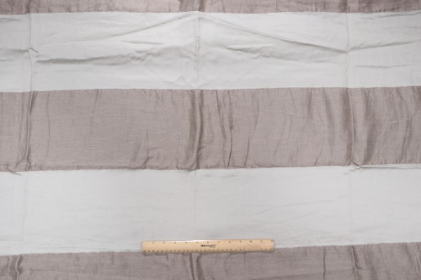 Click for 2.38 Yards Christian Fischbacher Fine Stripe Reversible Decorator Fabric in Almond Christian Fischbacher Fine Stripe Reversible Decorator Fabric in Almond