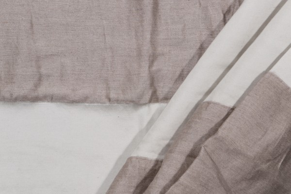 Click for 2.38 Yards Christian Fischbacher Fine Stripe Reversible Decorator Fabric in Almond Christian Fischbacher Fine Stripe Reversible Decorator Fabric in Almond