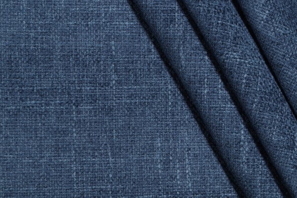 PK Lifestyles Mixology Performance Plus Chenille Upholstery Fabric in Denim 