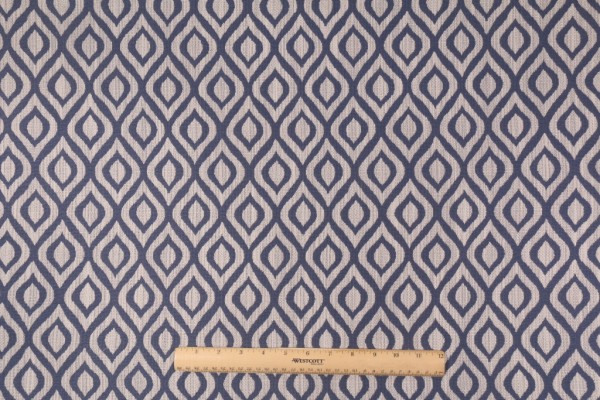 Richloom Tut Upholstery Fabric in Indigo