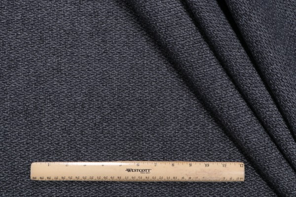 Leslie Jee Textiles Venue Woven Upholstery Fabric in Noir