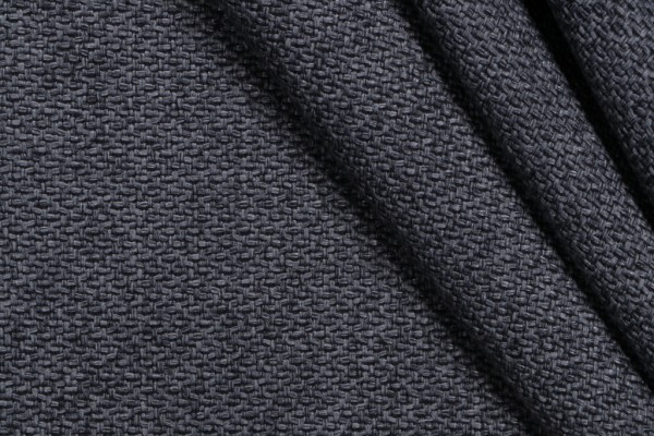 Leslie Jee Textiles Venue Woven Upholstery Fabric in Noir