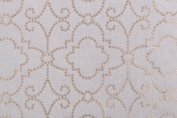 Dena Home Wow Factor Emb Drapery Fabric in Gilded