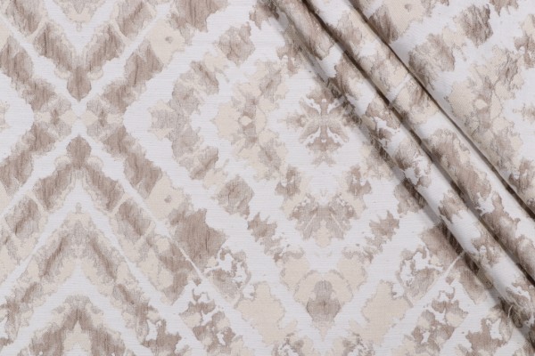 PK Lifestyles Valerian Tile Woven Upholstery Fabric in Quartz