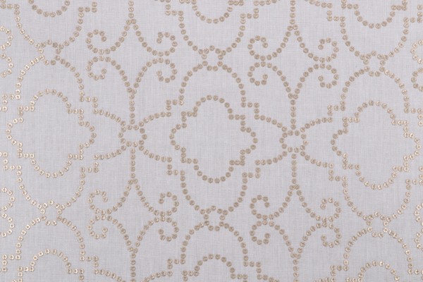 Dena Home Wow Factor Emb Drapery Fabric in Gilded