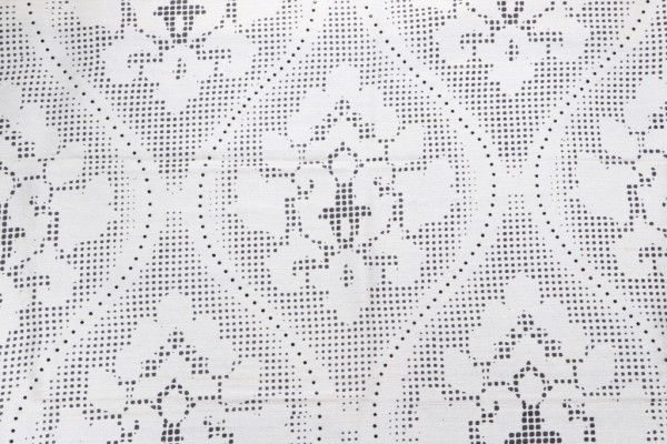 Aldeco Mosaic Silk Decorator Fabric in Black